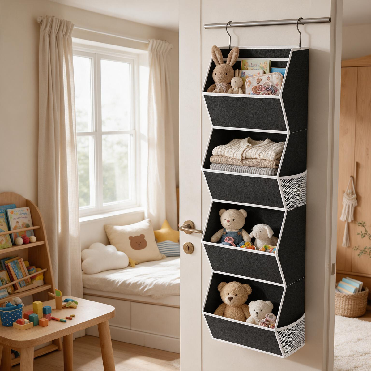 👜 Door Hanging Organizer | Durable Fabric Storage | Space-Saving Home Solution