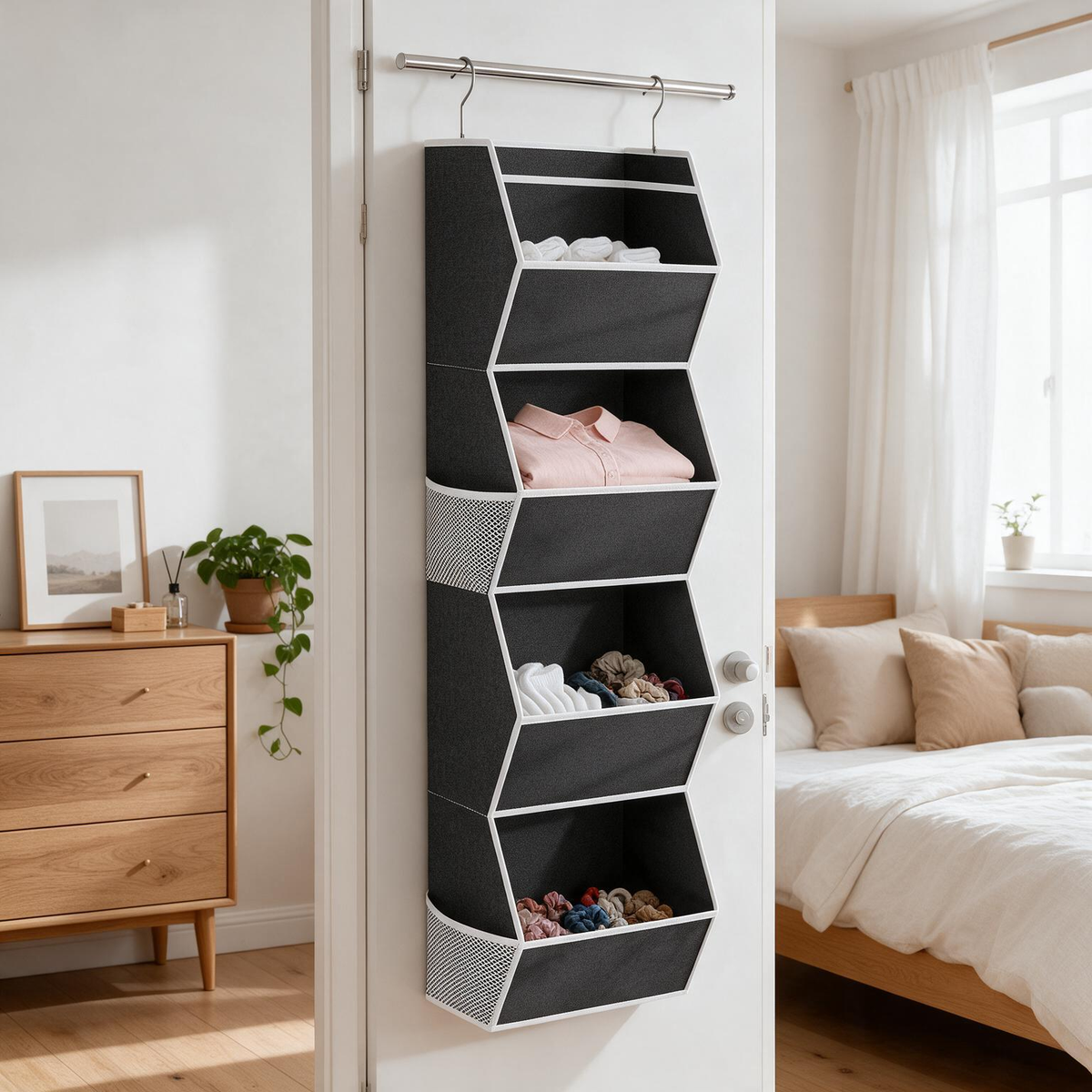 👜 Door Hanging Organizer | Durable Fabric Storage | Space-Saving Home Solution