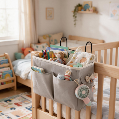🏠 Home Organizer | Fabric | Bedside | Space Savers | Multi-Pocket Storage