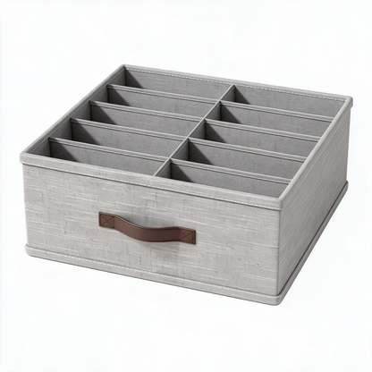 🧺 Drawer Organizer | Woven Fabric | Closet | Homeowners | Neat Divided Storage