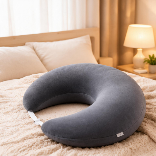 🌙 Reading Pillow | Soft Plush | Bed & Sofa | Comfort Seekers | Ergonomic Curved Support
