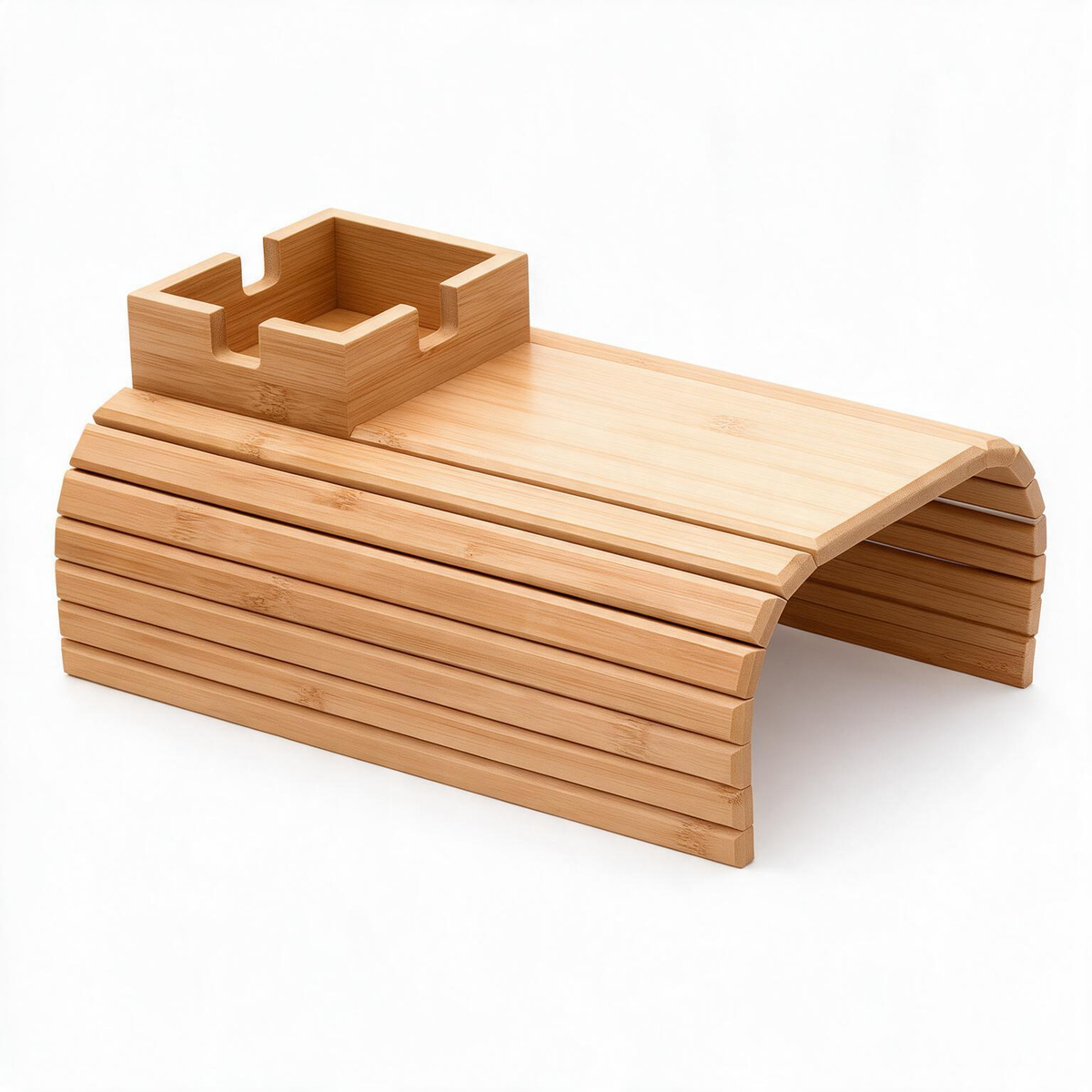🛋️ Sofa Essential | Natural Bamboo | Living Rooms | Homebodies | Flexible Tray Design
